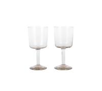 Juego de 2 Copas de Tallo Isle de 100 Ml, Color Ahumado Claro