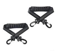 Juego de 2 correas para botas de snowboard, correa de almacenamiento para equipos de esquí para patines en línea con almohadilla antideslizante y clip rápido