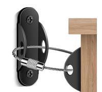 Juego de 2 correas para muebles, aparadores, anclajes de pared, correas de muebles, anclajes de instalación simple