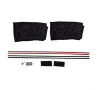 Juego de 2 cortinas abatibles para coche, furgoneta, SUV, con visera antisol para uso en ventanas, ayuda a bloquear la luz solar dañina y protege la privacidad dentro del vehículo