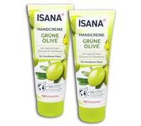 Juego de 2 cremas de manos ISANA verde oliva 2 x 100 ml