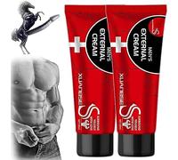 Juego de 2 cremas externas para hombre, crema de masaje para fuerza energética, Xbs Xuanbse, XXXL y crema Vitality Boost, rendimiento duradero durante toda la noche