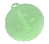 Juego de 2 cruces luminosas de 12,7 cm con luz nocturna para comodidad espiritual y uso nocturno, decoración religiosa del hogar