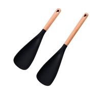 Juego de 2 cucharas de cocina de arroz, no tick, serving Spatula, calor resistente cocina para mezclar, Stirring, y servir arroz o lado