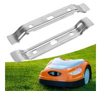 Juego de 2 cuchillas de corte de acero inoxidable compatibles con robot cortacésped Imow Rmi 422, 422 P, 422 PC, 522 C, cuchillas de repuesto para Viking Mi 632, 632 P, 632 C, 632 Pc