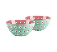 Juego De 2 Cuencos ⌀12CM 'LE MURRINE' Verdes GUZZINI
