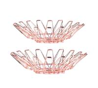 Juego de 2 cuencos multifuncionales para frutas para mesa de trabajo, bandeja de almacenamiento drenante y transformable, para mesa de salón, oficina, bar, aperitivos, chocolate