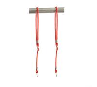 Juego de 2 cuerdas ajustables para columpio de árbol de 110 a 180 cm, resistente al aire libre, para equipos de parque infantil, amarillo, azul, rojo, verde, naranja, carga de 300 libras para fácil