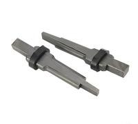 Juego de 2 cuñas divisoras de piedra de metal de 23 mm para dividir granito duro, hormigón y más