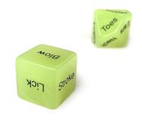 Juego de 2 dados de pareja para amigos/fiestas, dados de amor, dados divertidos, desafío, decisión para él, regalo o juegos de dados para ella