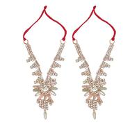 Juego de 2 decoraciones tradicionales indias para Laddu Gopal/Devi Maa/Radha Krishna/Diwali tradicional indio, conjunto de diosa de diosa, joyería de todos los dios, estatua de ídolo de inauguración