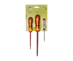 Juego de 2 destornilladores 1000v+tester 459v-3-1 irimo