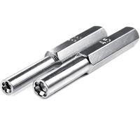 Juego de 2 destornilladores profesionales de seguridad de 4,5 mm y 3,8 mm para SNES N64 de acero inoxidable de 3,8 mm, destornilladores y destornilladores de tuerca