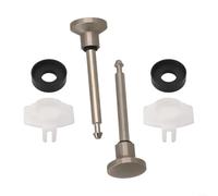 Juego de 2 desviadores de boquilla de bañera, kit de reparación de desviador de grifo de bañera, piezas de repuesto de válvula de fugas para ducha de baño (cepillado)