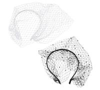 Juego de 2 diademas de cristal con diamantes de imitación elegantes para el pelo, tocado de boda, joyería elegante para fiestas