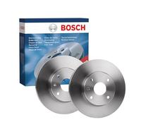 Juego de 2 Discos de Freno Bosch BD1493 - Discos Ventilados, Alto Contenido en Carbono, 278 mm - Eje Delantero - ECE-R90 - Refrigeración Mejorada, Menor Fatiga, Anticorrosión - 1 Juego de 2 Discos
