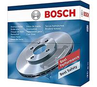 Juego de 2 Discos de Freno Bosch BD1696 - Discos Ventilados, Alto Contenido en Carbono, 299 mm - Eje Trasero - Certificado ECE-R90 - Excelente Refrigeración y Reducción de Ruido, Anticorrosión