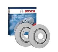 Juego de 2 Discos de Freno Bosch BD2028 - Discos Ventilados y Recubiertos, 266 mm - Eje Delantero - Certificación ECE-R90 - Excelente refrigeración, Protección Anticorrosión - 1 Juego de 2 Discos