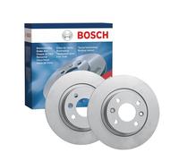 Juego de 2 Discos de Freno Bosch BD2080 - Discos Macizos de 259 mm - Eje Delantero - Certificación ECE-R90 - Larga Vida Útil, protección anticorrosión avanzada - 1 Juego de 2 Discos