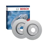 Juego de 2 Discos de Freno Bosch BD2104 - Discos Ventilados y Recubiertos, 296.2 mm - Eje Delantero - Certificación ECE-R90 - Excelente refrigeración, Protección Anticorrosión - 1 Juego de 2 Discos