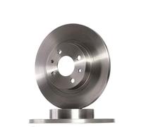 Juego de 2 Discos de Freno Bosch BD283 - Discos Macizos de 257.5 mm - Eje Delantero - Certificación ECE-R90 - Frenado fiable, Rendimiento Estable, Protección Anticorrosión - 1 Juego de 2 Discos