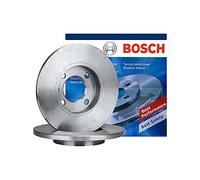 Juego de 2 Discos de Freno Bosch BD376 - Discos Macizos de 283 mm - Eje Trasero - Certificación ECE-R90 - Frenado fiable, Rendimiento Estable, Protección Anticorrosión - 1 Juego de 2 Discos