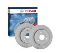 Juego de 2 Discos de Freno Bosch BD407 - Discos Macizos, Alto Contenido en Carbono, 280 mm - Eje Delantero - Certificación ECE-R90 - Excelente Refrigeración, Anticorrosión - 1 Juego de 2 Discos
