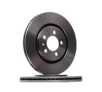 Juego de 2 Discos de Freno Bosch BD465 - Discos Ventilados, Alto Contenido en Carbono, 280 mm - Eje Delantero - ECE-R90 - Refrigeración Mejorada, Menor Fatiga, Anticorrosión - 1 Juego de 2 Discos