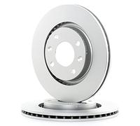 Juego de 2 Discos de Freno Bosch BD536 - Discos Ventilados y Recubiertos, 266 mm - Eje Delantero - Certificación ECE-R90 - Excelente refrigeración, Protección Anticorrosión - 1 Juego de 2 Discos