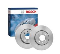 Juego de 2 Discos de Freno Bosch BD557 - Discos Ventilados de 257.2 mm - Eje Delantero - Certificación ECE-R90 - Buena refrigeración, frenado fiable, protección anticorrosión - 1 Juego de 2 Discos