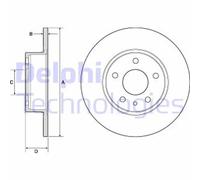 Delphi BG2386 Disco De Freno