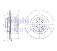 DELPHI BG3836 Disco de freno
