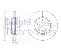Juego de 2 discos de freno DELPHI BG4278C