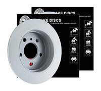 Juego de 2 discos de freno Kamoka ventilados 284 mm eje delantero
