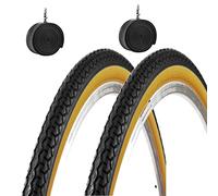 Juego de 2 Dos cubiertas NP + Dos cámaras de aire para bicicleta Holanda 26 x 1 3/8