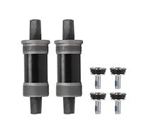 Juego de 2 Ejes de Rodamiento Integrado para Bicicleta de Montaña, Caja del Pedalier Cuadrado, 68 x 122.5mm - Resistente al Agua, Tornillos Resistentes, Accesorios para Bicicleta
