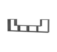 Juego de 2 elementos modulares hustersurd 92x54x30 cm antracita [en.casa]