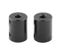 Juego de 2 elevadores de trípode de cámara de aluminio de 15 mm y 20 mm, adecuados para mejorar la fotografía, posicionamiento de lentes, tubos roscados de 20 mm, extensión de cámara