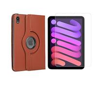 Juego de 2 en 1 para Apple iPad Mini 6 2021 de 8.3 Pulgadas con Cubierta Delgada para Tableta + Cubierta Protectora de Vidrio Templado