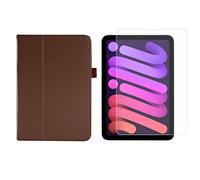 Juego de 2 en 1 para Apple iPad Mini 6 2021 de 8.3 pulgadas con cubierta delgada para tableta + cubierta protectora de vidrio templado