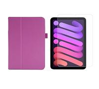 Juego de 2 en 1 para Apple iPad Mini 6 2021 de 8.3 pulgadas con funda para tablet inteligente + cubierta protectora de vidrio templado