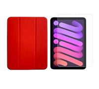 Juego de 2 en 1 para Apple iPad Mini 6 2021 de 8.3 pulgadas con funda para tablet inteligente + cubierta protectora de vidrio templado