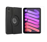 Juego de 2 en 1 para Apple iPad Mini 6 2021 de 8.3 Pulgadas con Funda para Tablet Inteligente + Cubierta Protectora de Vidrio Templado