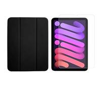 Juego de 2 en 1 para Apple iPad Mini 6 2021 de 8.3 pulgadas con funda para tablet inteligente + cubierta protectora de vidrio templado