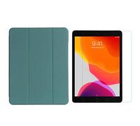 Juego de 2 en 1 para Apple iPad Pro 10.5 Air 3 iPad Pro de 10.2 pulgadas con funda de tableta inteligente + cubierta protectora de vidrio templado