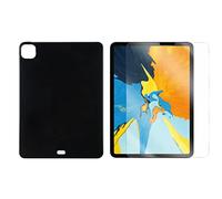 Juego de 2 en 1 para Apple iPad Pro 12.9 2021 5. generación de 12.9 pulgadas con funda de tableta inteligente + cubierta protectora de vidrio templado