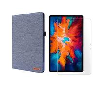 Juego de 2 en 1 para Lenovo Tab P11 Pro TB-XJ706F de 11.5 pulgadas con funda de tableta inteligente + cubierta protectora de vidrio templado