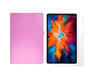 Juego de 2 en 1 para Lenovo Tab P11 Pro TB-XJ706F de 11.5 pulgadas con funda de tableta inteligente + cubierta protectora de vidrio templado