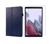 Juego de 2 en 1 para Samsung Galaxy Tab A7 Lite T220 T225 de 8.7 pulgadas con cubierta delgada para tableta + cubierta protectora de vidrio templado