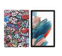 Juego de 2 en 1 para Samsung Galaxy Tab A8 SM-X200 X205 de 10.5 pulgadas con cubierta delgada para tablet + cubierta protectora de vidrio templado